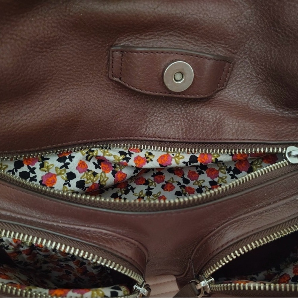 Vera Bradley Chocolate Leather Backpack - Picture 5 of 6
